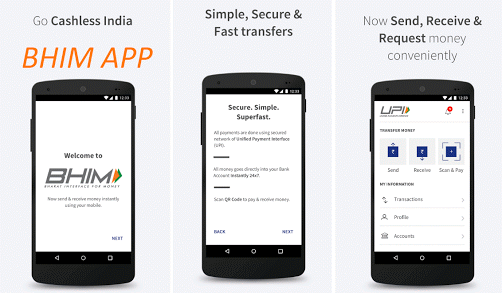 BHIM App Launched by PM Modi For Cashless Transactions