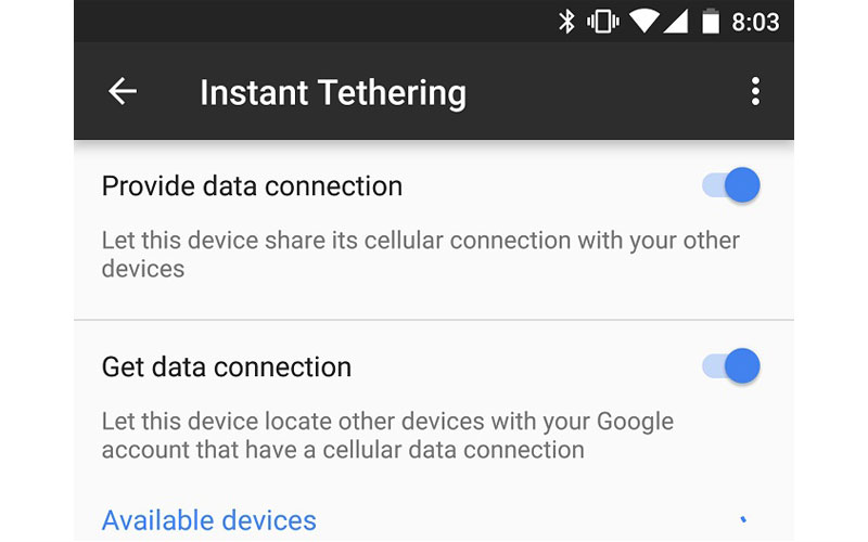 Google officially roll out Instant Tethering feature for Nexus and Pixel devices