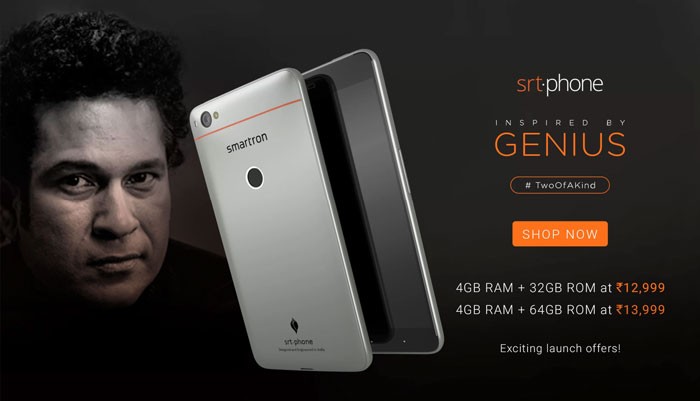 Smartron Srt.Phone launched with 5.5 inch display and 4 GB RAM