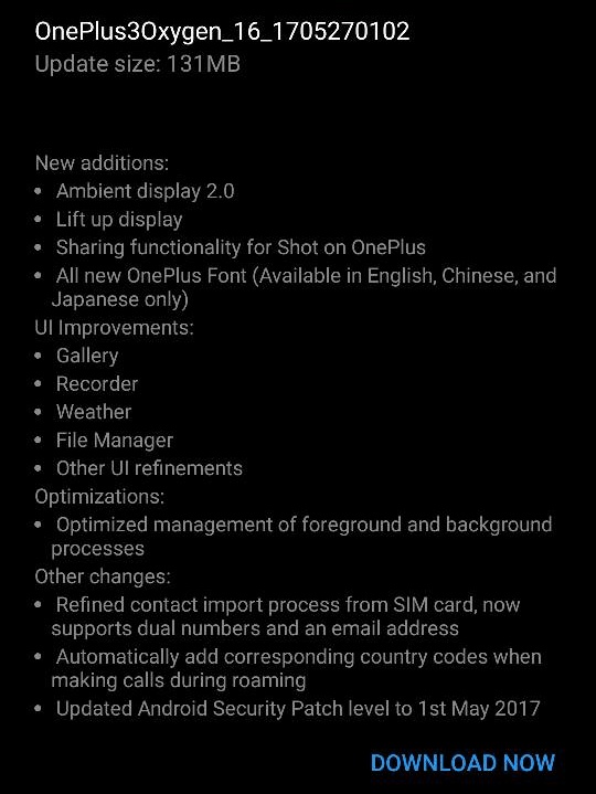 New Open Beta Update Rolling Out To OnePlus 3 & 3T Including Several New Features