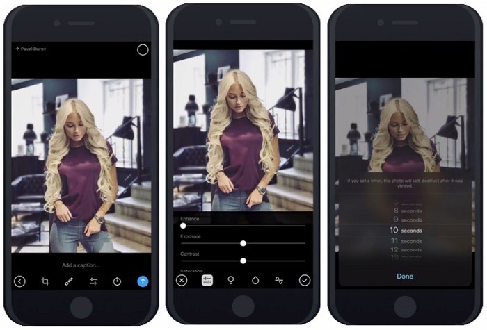 Telegram updated with “Self Destructing” message like Snapchat