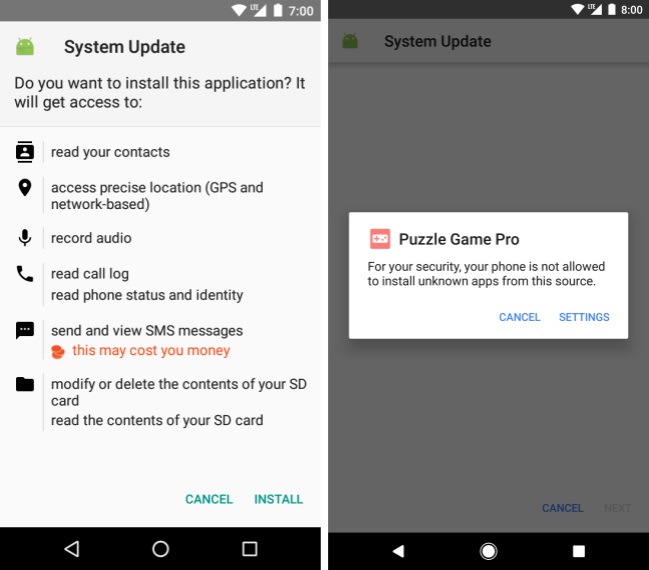 Google make changes in unknown sources option to tighten security Google make changes in unknown sources option to tighten security