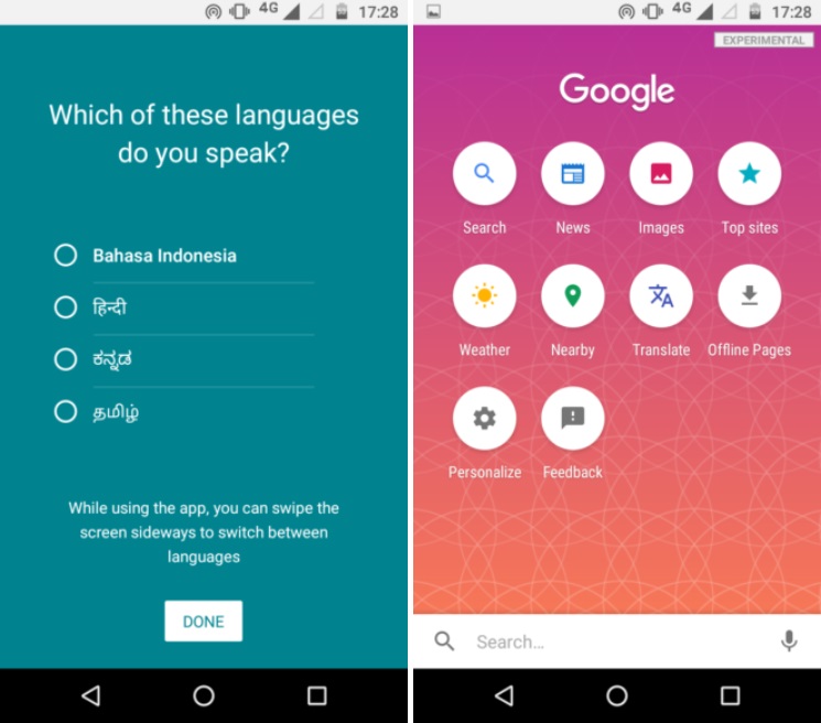Google testing a new lightweight search app Google testing a new lightweight search app