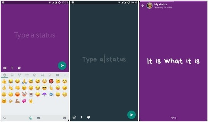 WhatsApp may launch colourful text status