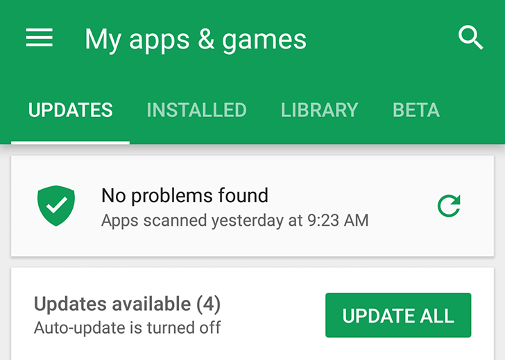 Google Play Starts Showing The Play Protect Scanning To Users