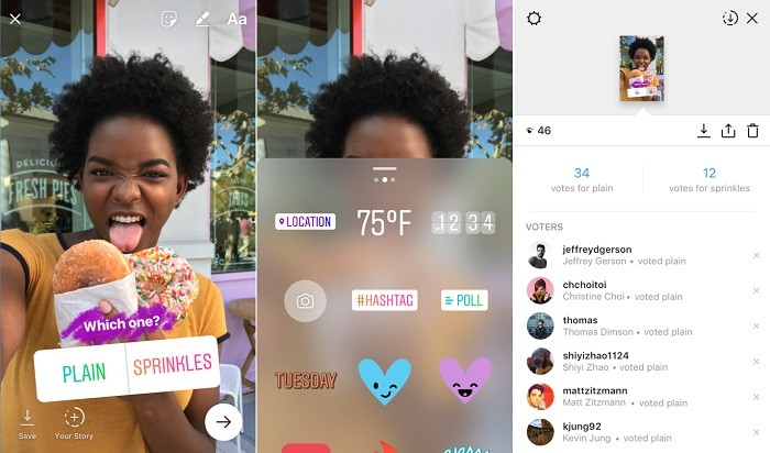 Instagram updated brings Polls in Stories