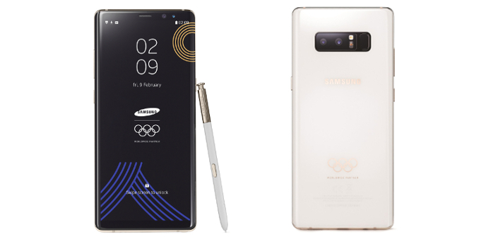 Samsung Galaxy Note 8 PyeonChang 2018 Olympic Games Limited edition Launched