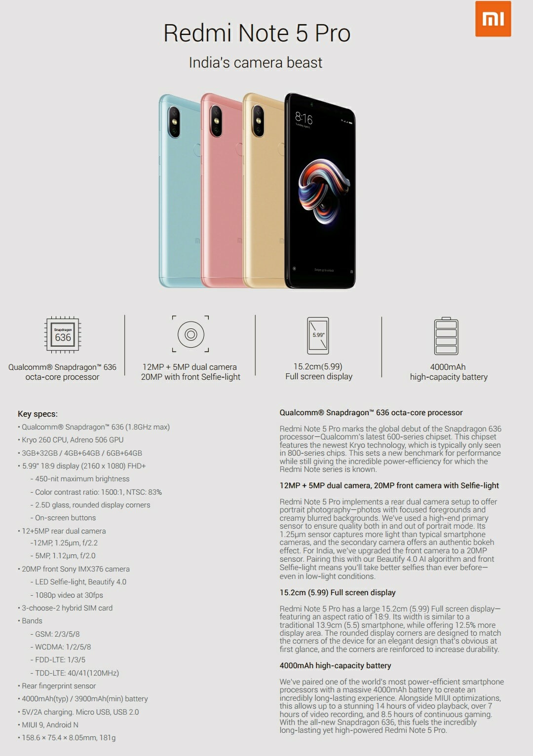 Full Spec Sheet Of Upcoming Redmi Smartphones Got Leaked