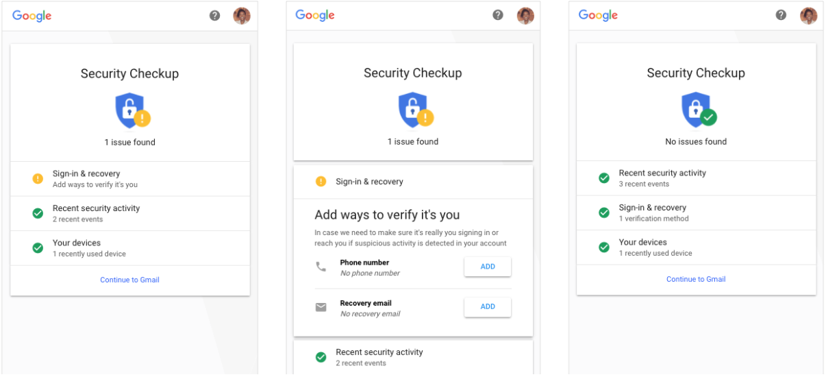 Google Security Check