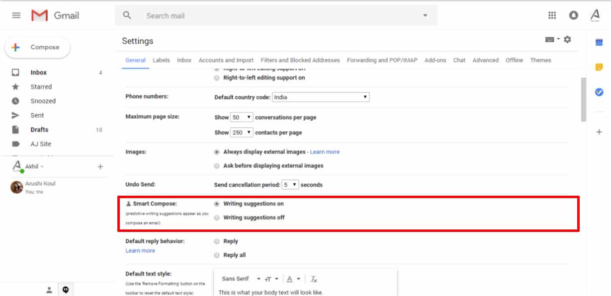 How To Use Smart Compose Feature in Gmail How To Use Smart Compose Feature in Gmail
