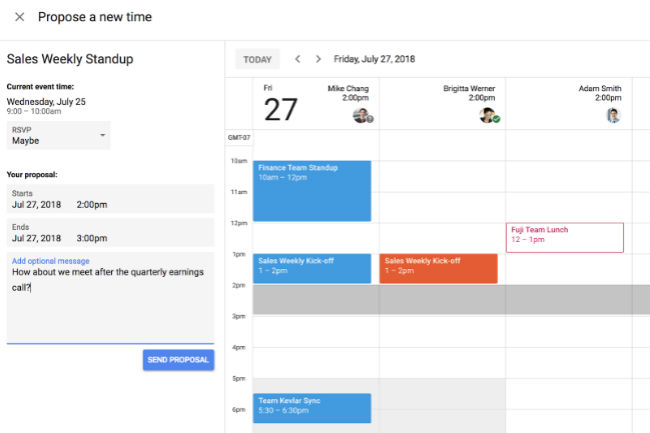 Google Calendar now even more easier to reschedule meetings Google Calendar now even more easier to reschedule meetings