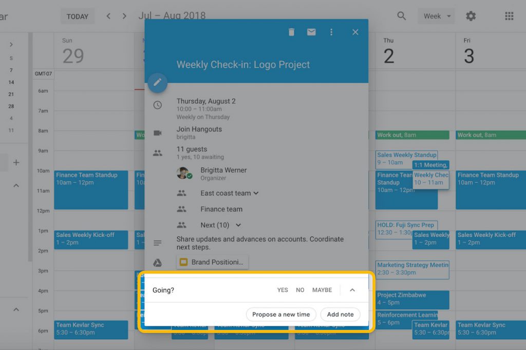Google Calendar now even more easier to reschedule meetings Google Calendar now even more easier to reschedule meetings