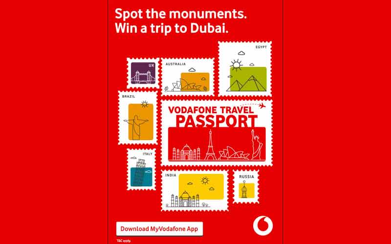 Vodafone Announces Travel Passport Contest On MyVodafone App Vodafone Announces Travel Passport Contest On MyVodafone App