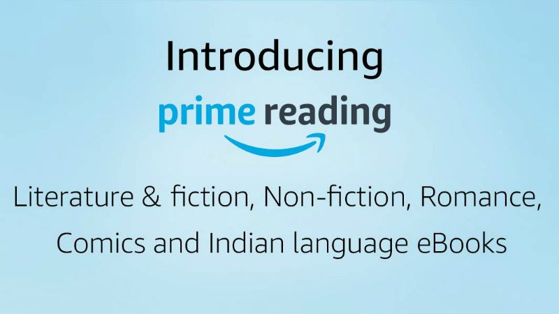 Amazon Prime Reading service is launched in India