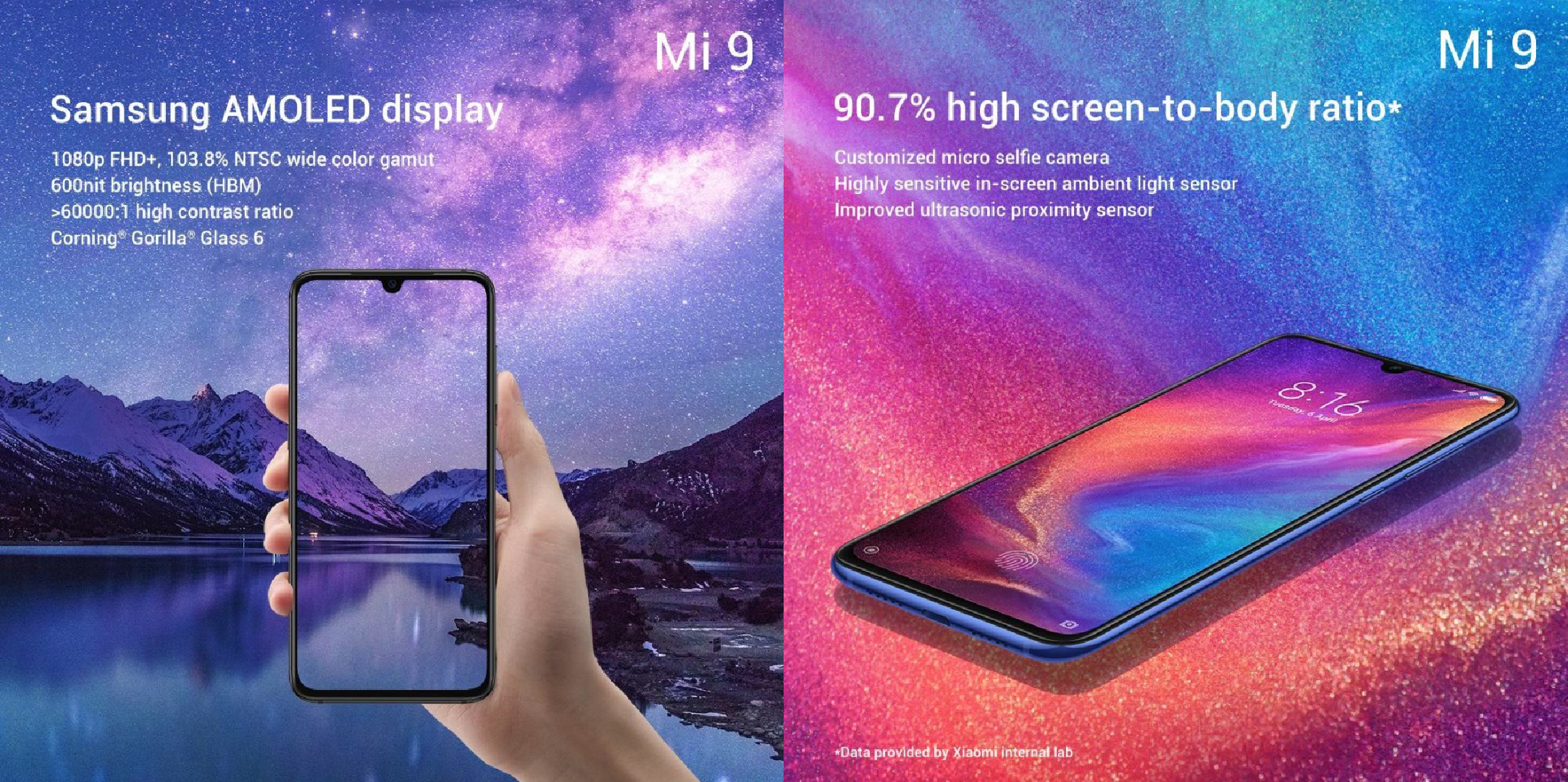 Xiaomi Shared More Features of Mi 9 Including Display Specs