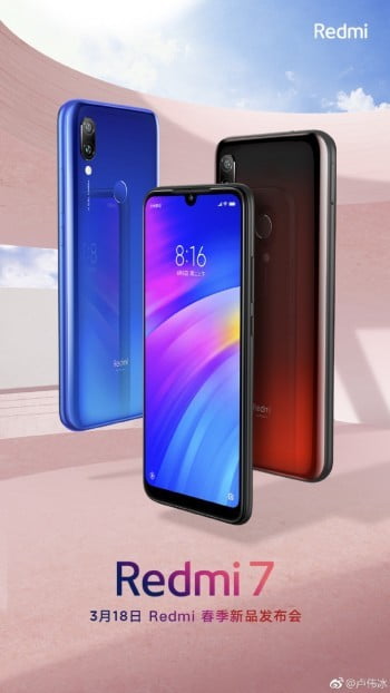 Redmi 7 Will Debut On 18th March