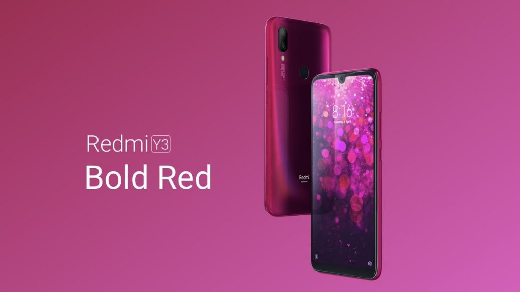 Redmi Y3 Unveiled With 32 MP Front Camera And More