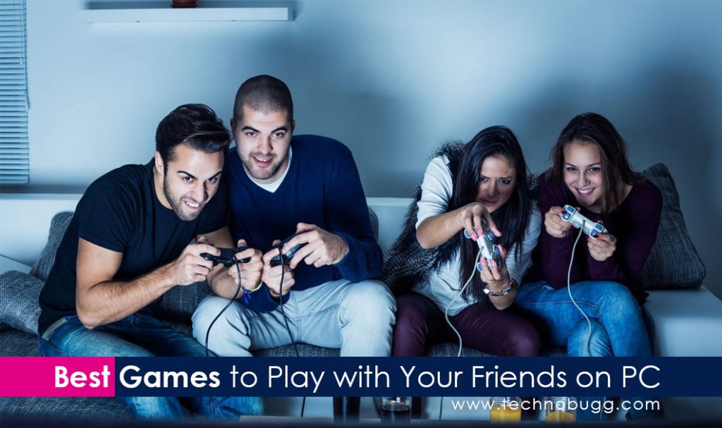 friends playing games on pc
