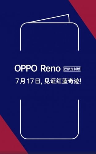 Oppo Reno 10x Zoom FC Barcelona Edition Will Debut Tomorrow