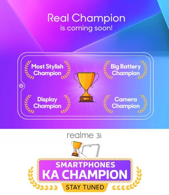 Realme 3i May Unveiled Very Soon Realme 3i May Unveiled Very Soon
