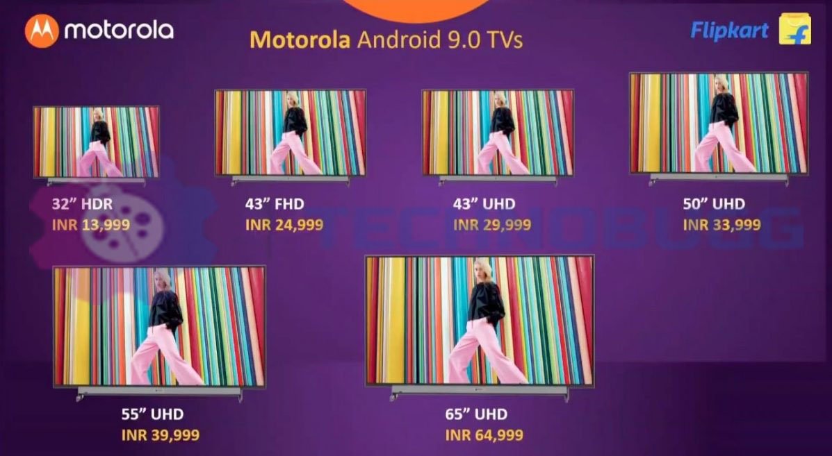 Motorola Smart TV Unveiled With Android 9 And More