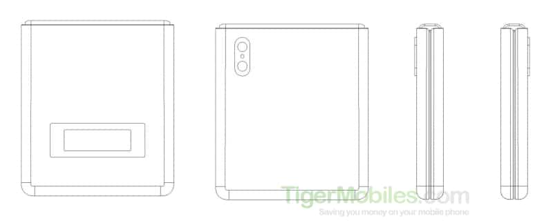 Patent Design Of Xiaomi Foldable Smartphone Spotted With Clamshell Design