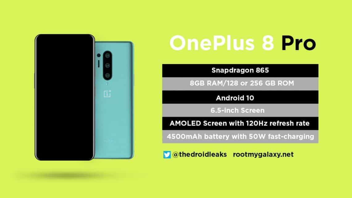 OnePlus 8 Pro Design & Specifications Leaked Again OnePlus 8 Pro Design & Specifications Leaked Again