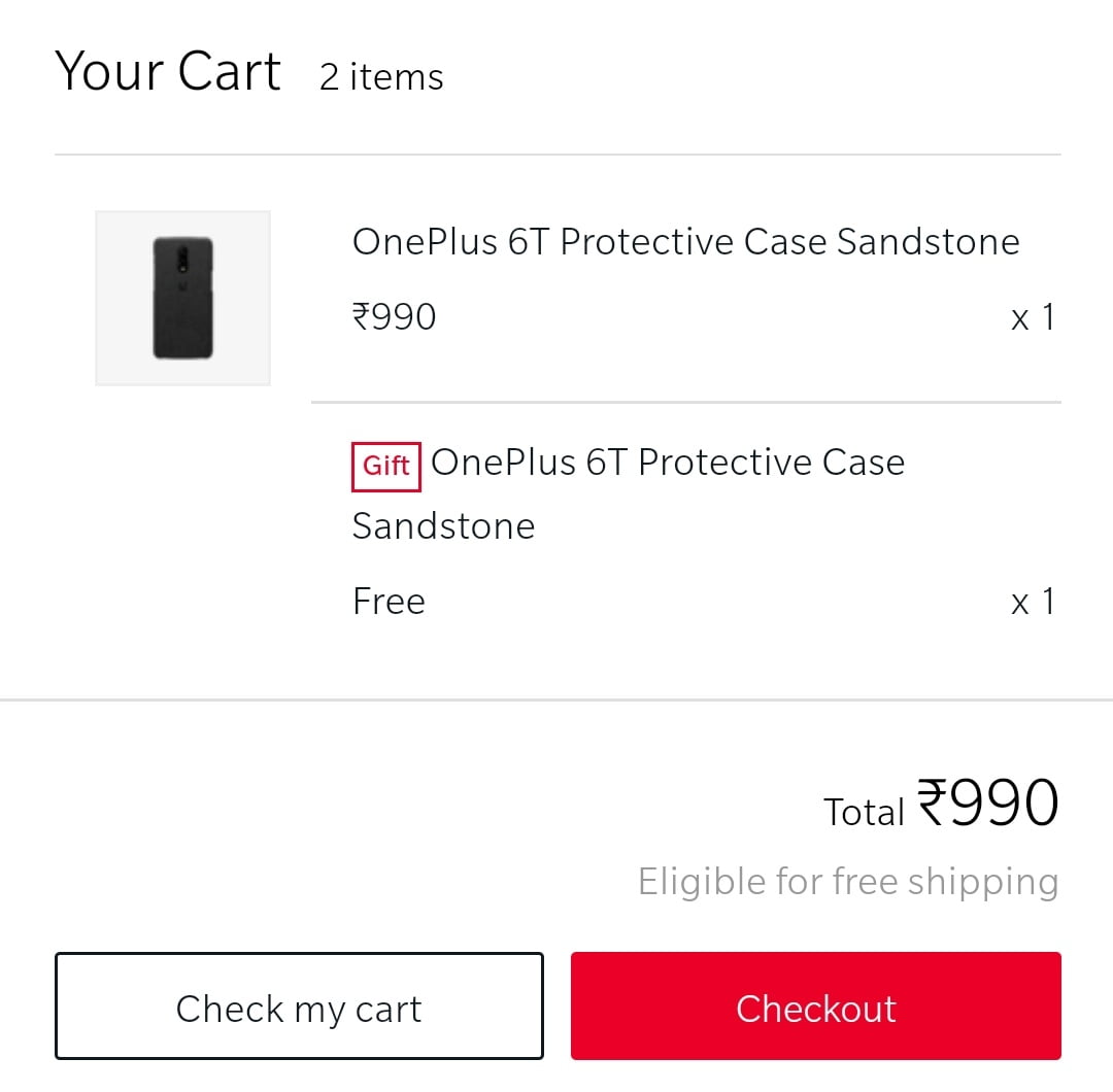 OnePlus Offering Buy 1 Get 1 On Official Cases