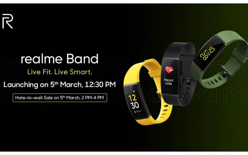 Specifications Of Realme Fitness Band Revealed