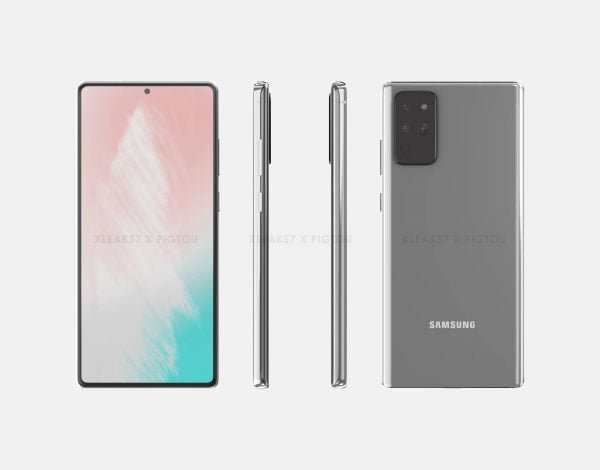 Samsung Galaxy Note 20 Renders Surfaced Online