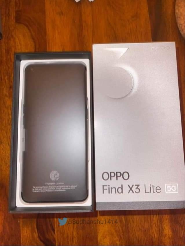 Oppo Find X3 Lite Retail Box Leaked Oppo Find X3 Lite Retail Box Leaked