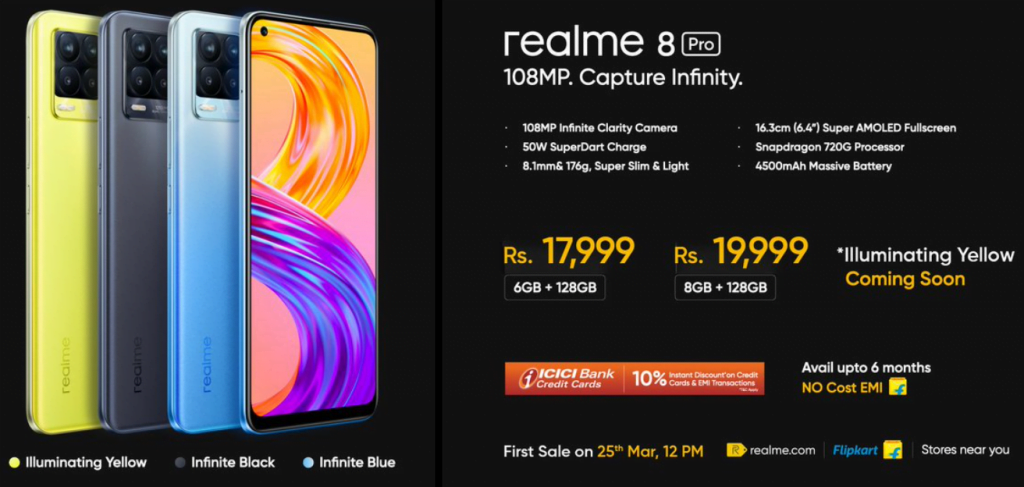Realme 8 Series Debuts with AMOLED Screen and Fast Charging