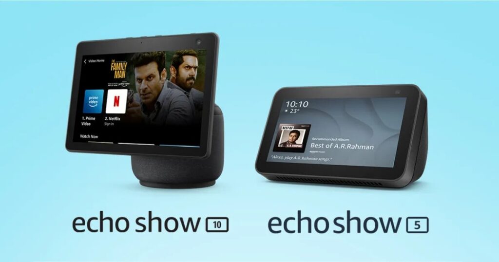 Amazon Echo Show 10 & Echo Show 5 Launched In India