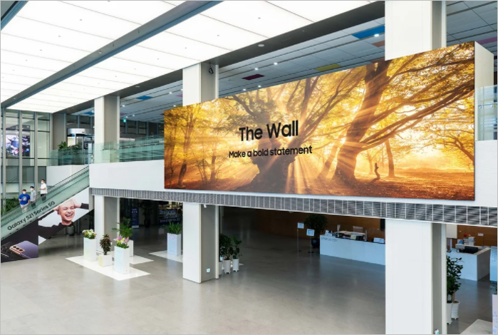 Samsung Unveils its New Wall MicroLED TV Samsung Unveils its New Wall MicroLED TV