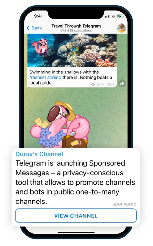 Telegram Launches Sponsored Messages on its Platform Telegram Launches Sponsored Messages on its Platform