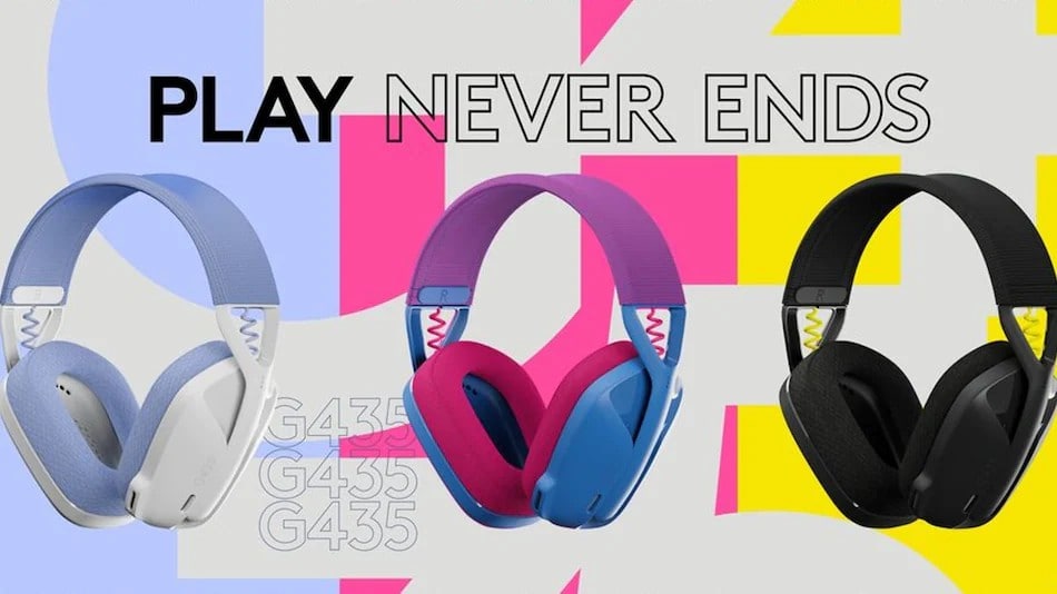 Logitech G435 Lightspeed Gaming Wireless Headset Launched In India Logitech G435 Lightspeed Gaming Wireless Headset Launched In India