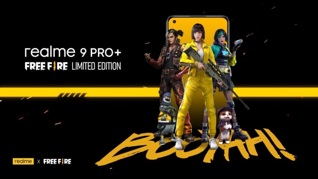 Realme 9 Pro+ Free Fire Edition Teased