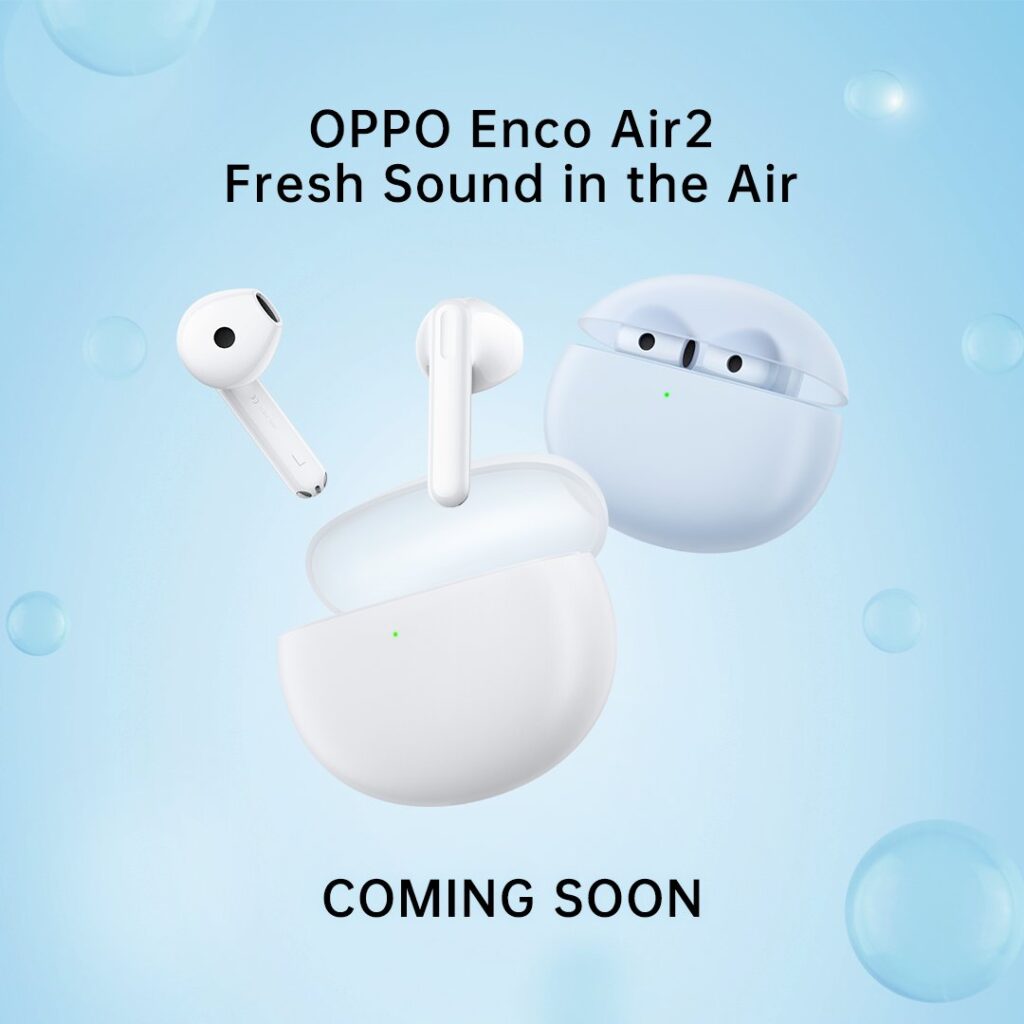 OPPO Enco Air 2 India Launch Teased