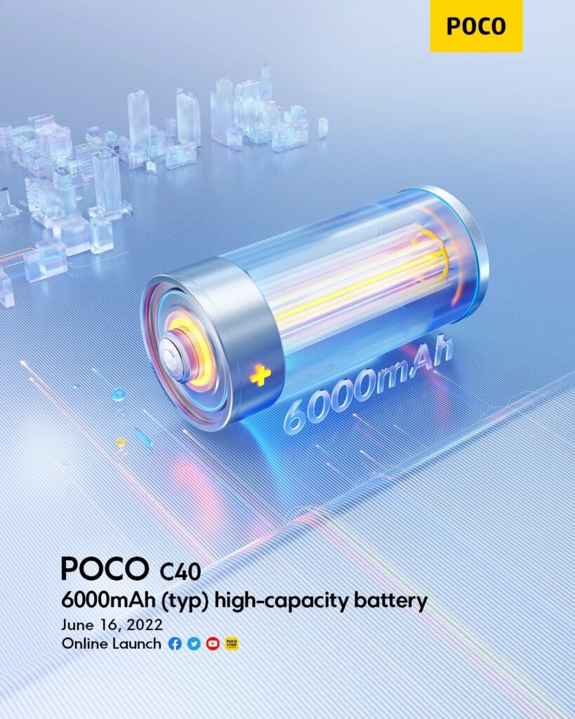POCO C40 Launch Date Revealed POCO C40 Launch Date Revealed