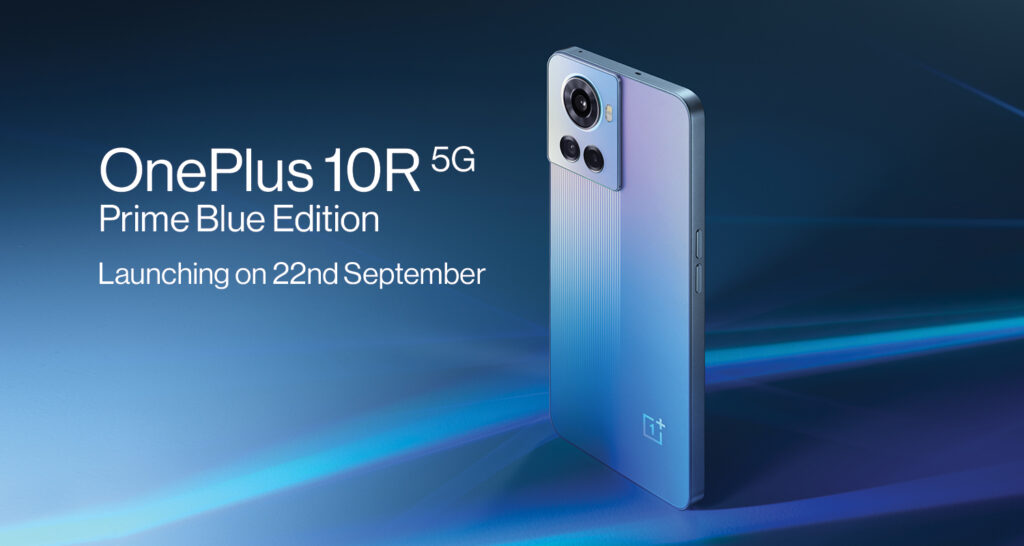 OnePlus 10R Prime Blue Edition Launch Date Revealed OnePlus 10R Prime Blue Edition Launch Date Revealed