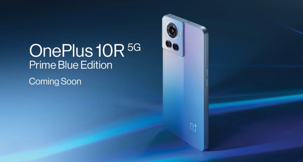 OnePlus 10R 5G Prime Blue Edition Incoming In India OnePlus 10R 5G Prime Blue Edition Incoming In India