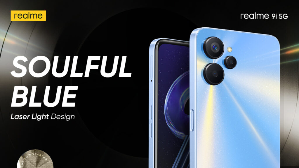 Realme 9i 5G Soulful Blue Colour Option Unveiled Realme 9i 5G Soulful Blue Colour Option Unveiled