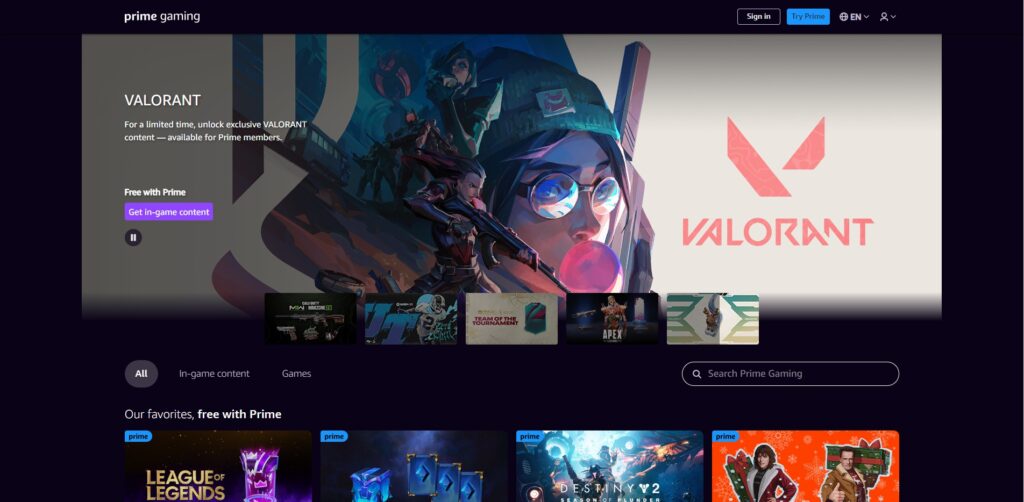 Amazon Prime Gaming Launched In India With Free Games Amazon Prime Gaming Launched In India With Free Games