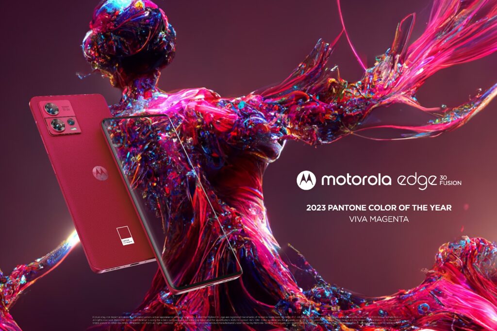 Moto Edge 30 Fusion Viva Magenta Colour Option Coming In India Moto Edge 30 Fusion Viva Magenta Colour Option Coming In India