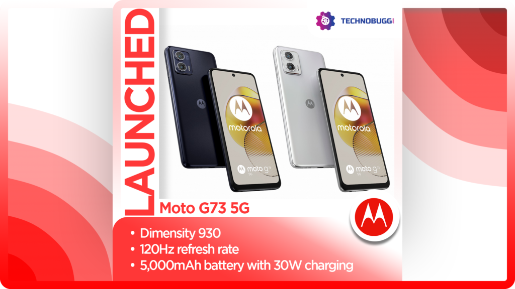 Moto G73 5G Launched With MediaTek Dimensity 930