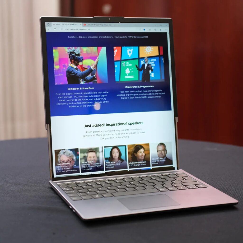 Lenovo Rollable Laptop Prototypes