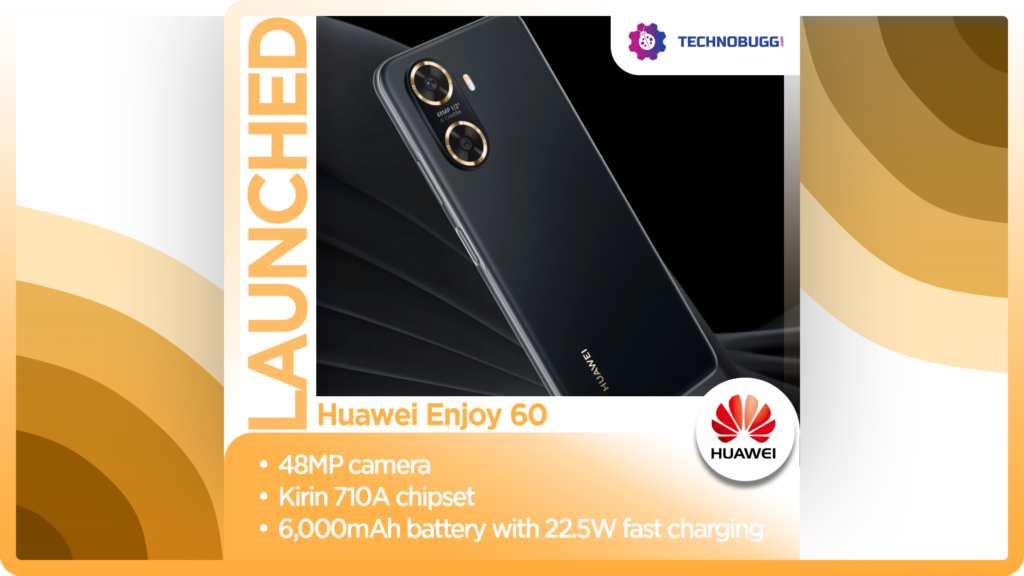 Huawei Enjoy 60 Unveiled With 6,000mAh Battery