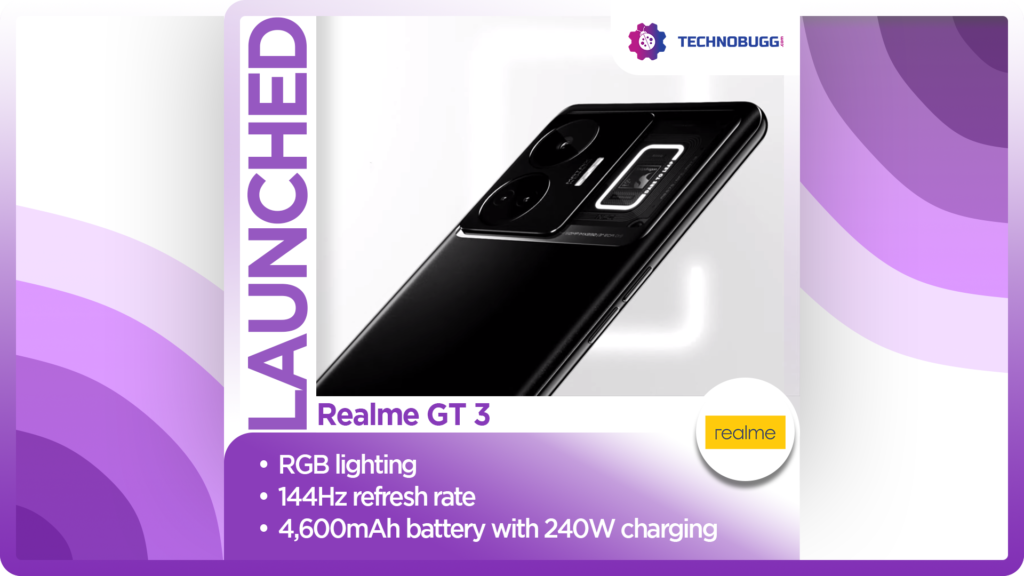 Realme GT 3 Launched Globally With 240W Charging
