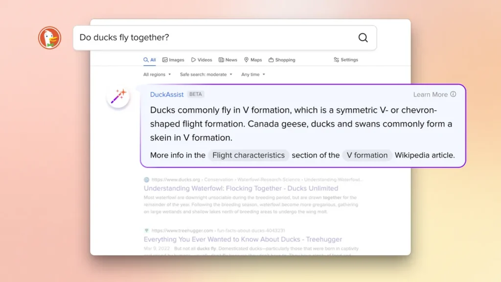 DuckDuckGo Unveils DuckAssist - A ChatGPT-Powered Search Tool