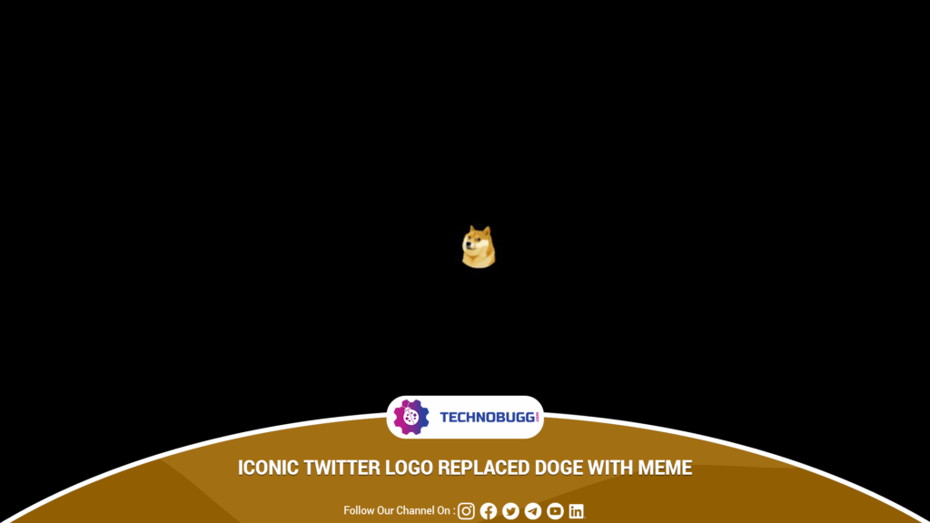Iconic Twitter Logo Replaced With Doge Meme
